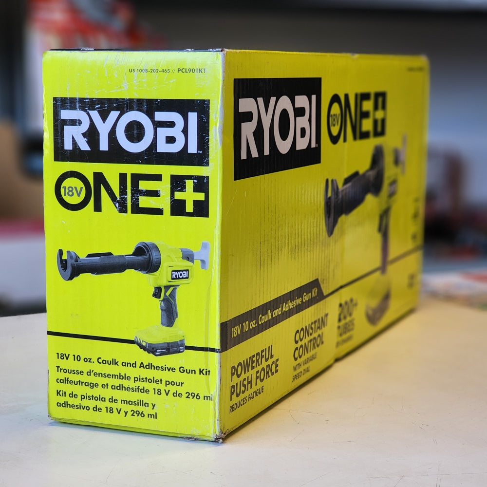 ONE + 18V Cordless 10 oz. Caulk & Adhesive Gun ONE + 18V Cordless 10 oz. Caulk & Adhesive Gun